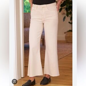 Frank & Eileen Cream Galway Gaucho jeans NWT size 32